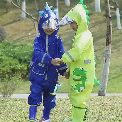 Kids Dinosaur Rain Suit