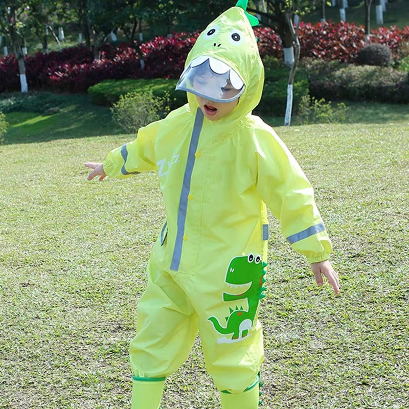 Kids Dinosaur Rain Suit