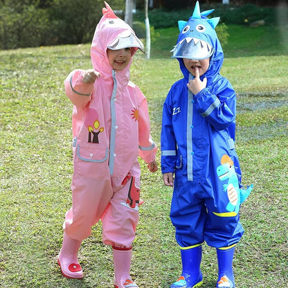 Kids Dinosaur Rain Suit