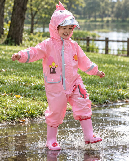 Kids Dinosaur Rain Suit