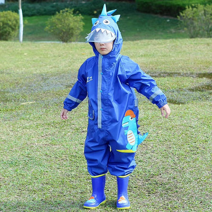 Kids Dinosaur Rain Suit