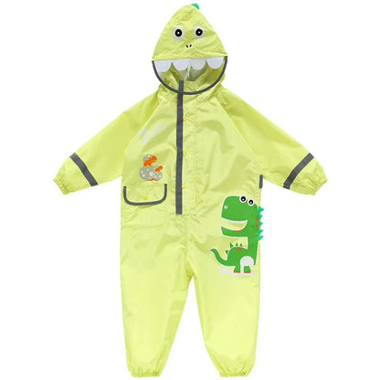 Kids Dinosaur Rain Suit