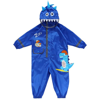 Kids Dinosaur Rain Suit
