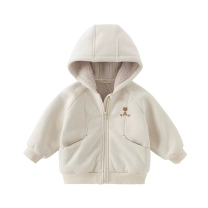 Kids Fleece-Lined Hooded Jacket