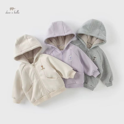 Kids Fleece-Lined Hooded Jacket