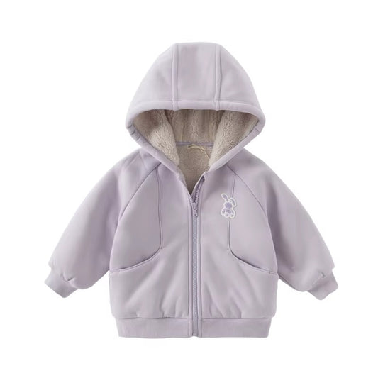 Kids Fleece-Lined Hooded Jacket