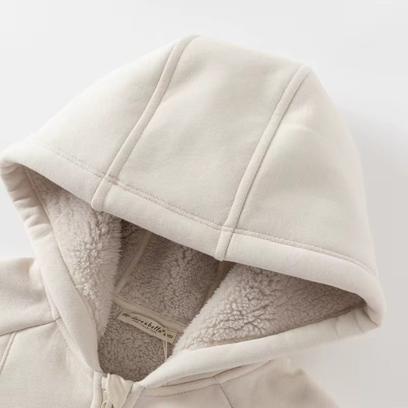 Kids Fleece-Lined Hooded Jacket