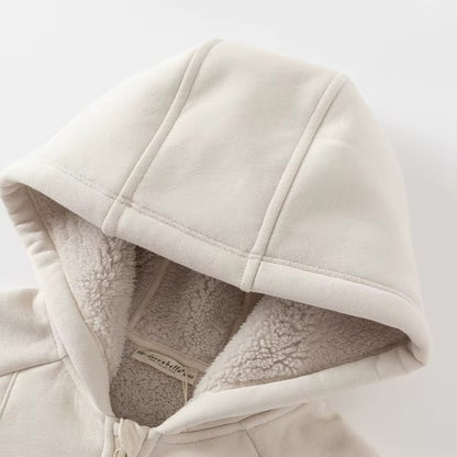 Kids Fleece-Lined Hooded Jacket