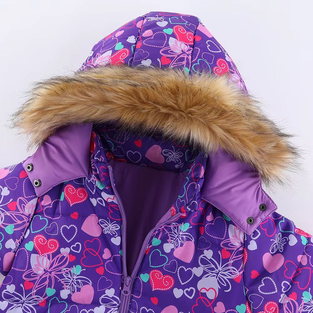 Kids Geometric Winter Ski Jacket