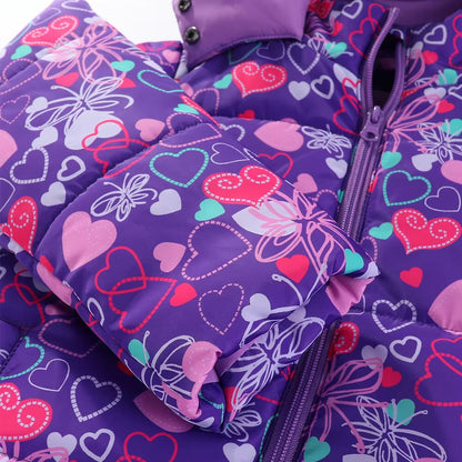 Kids Geometric Winter Ski Jacket