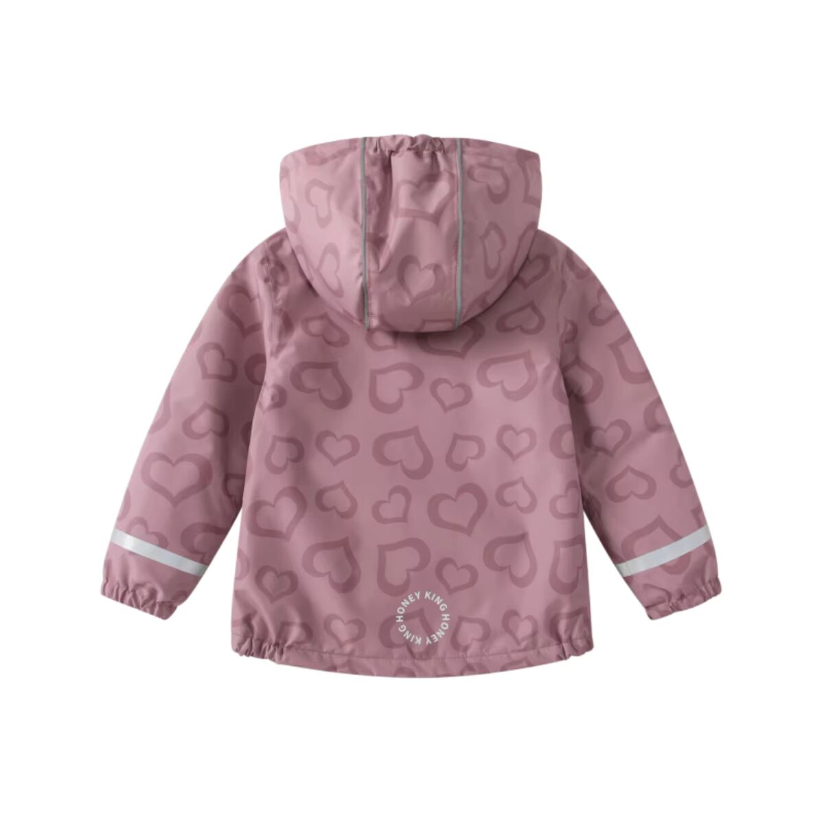 Kids Heart Print Rain Suit