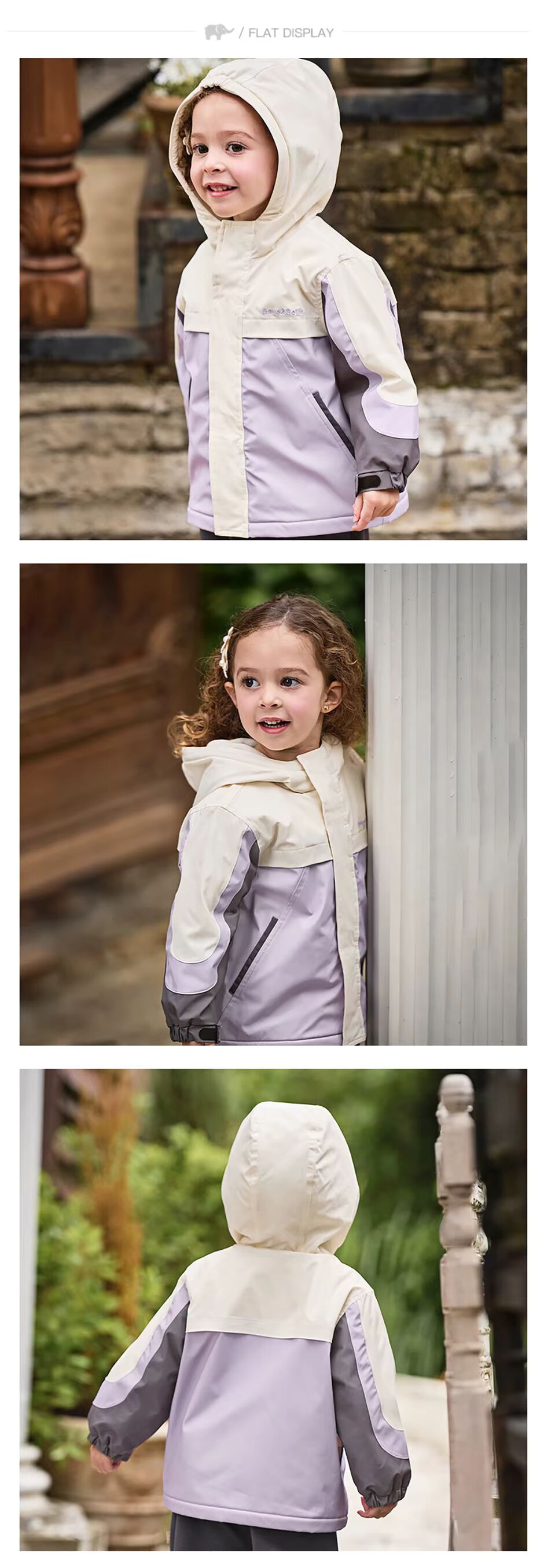 Kids Hooded Dave Bella Spring & Autumn Jacket