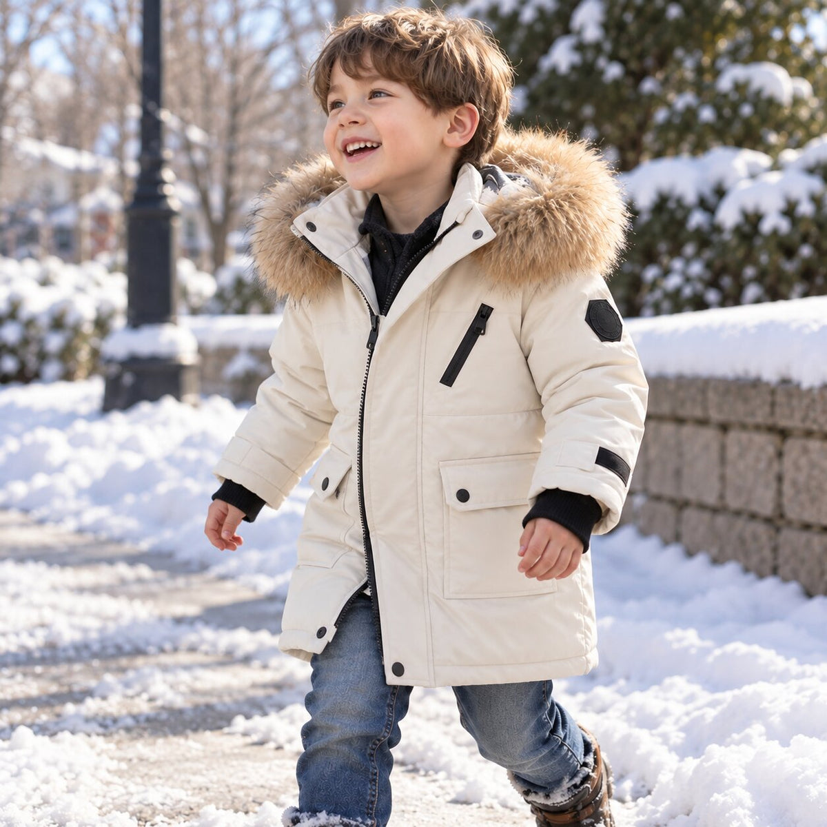 Kids Padded Jacket with Hood