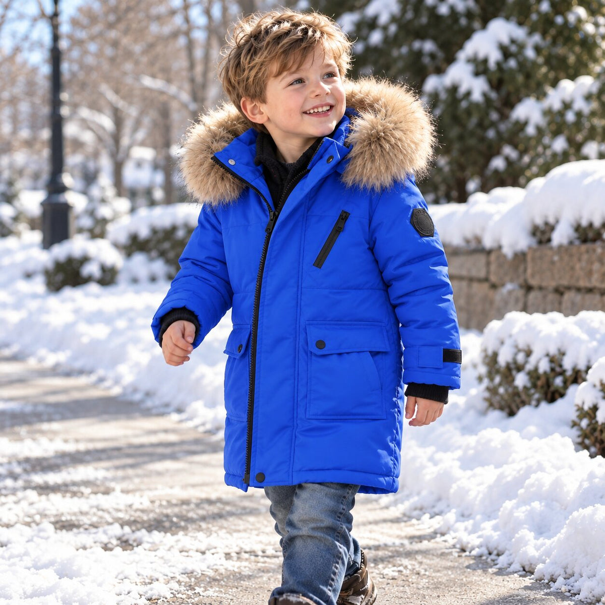 Kids Padded Jacket with Hood