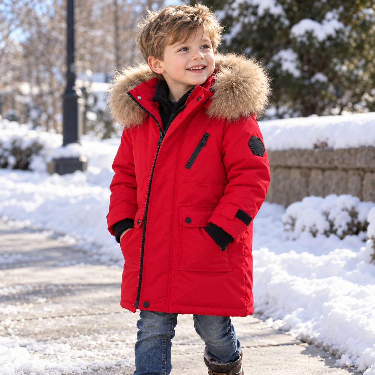 Kids Padded Jacket with Hood