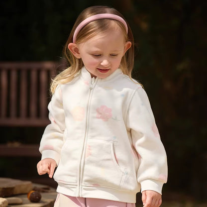 Kids Printed Fleece Jacket