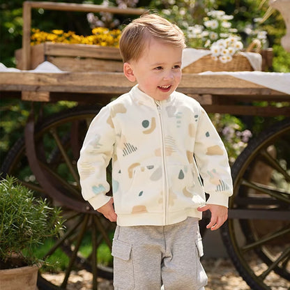 Kids Printed Fleece Jacket