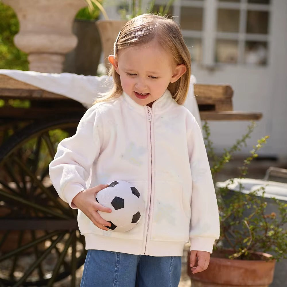 Kids Printed Fleece Jacket