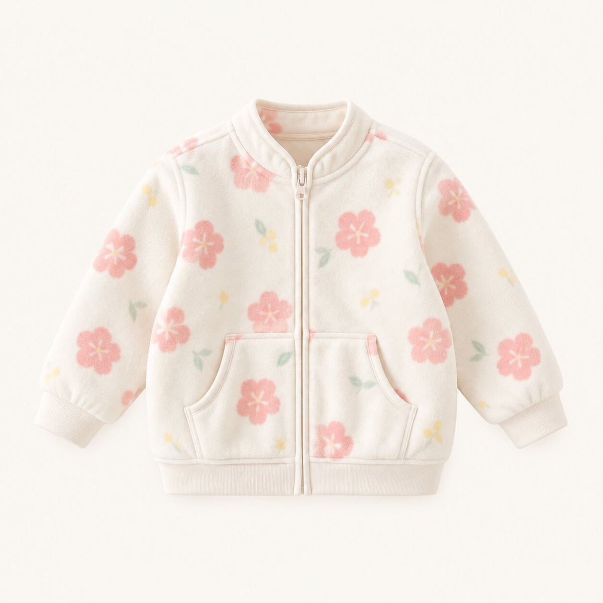 Kids Printed Fleece Jacket