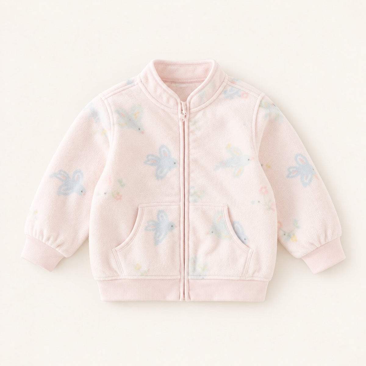 Kids Printed Fleece Jacket