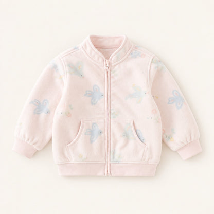 Kids Printed Fleece Jacket