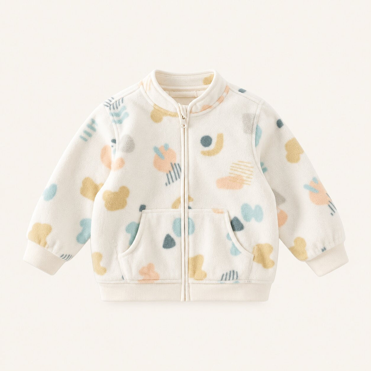 Kids Printed Fleece Jacket