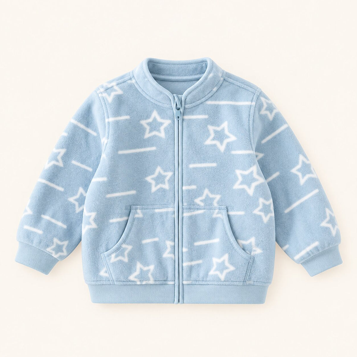 Kids Printed Fleece Jacket