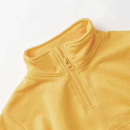 Kids Quarter Zip Tracksuit Set