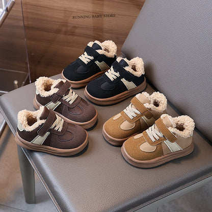 Kids Suede Casual Shoes