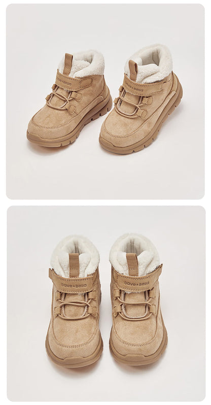 Kids Suede Winter Boots