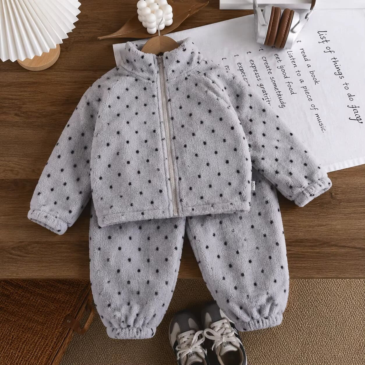 Kids Teddy Bear Fleece Set