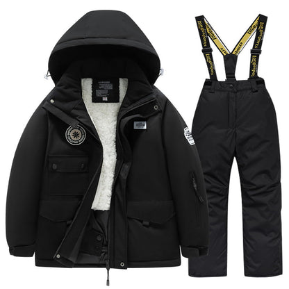 Kids Thick & Warm Ski Suit Set