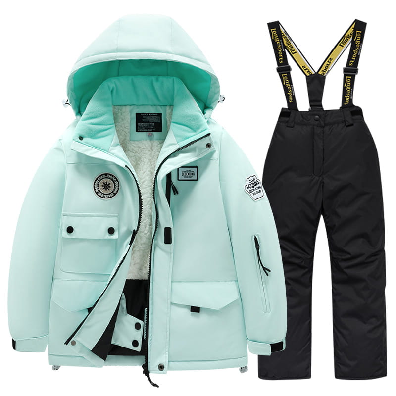 Kids Thick & Warm Ski Suit Set