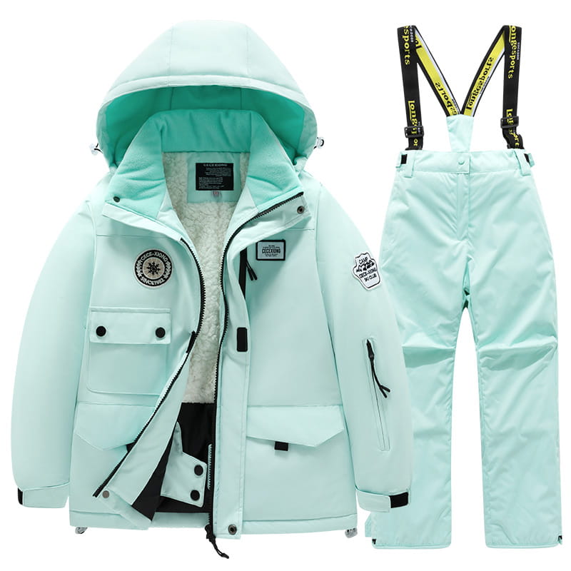 Kids Thick & Warm Ski Suit Set