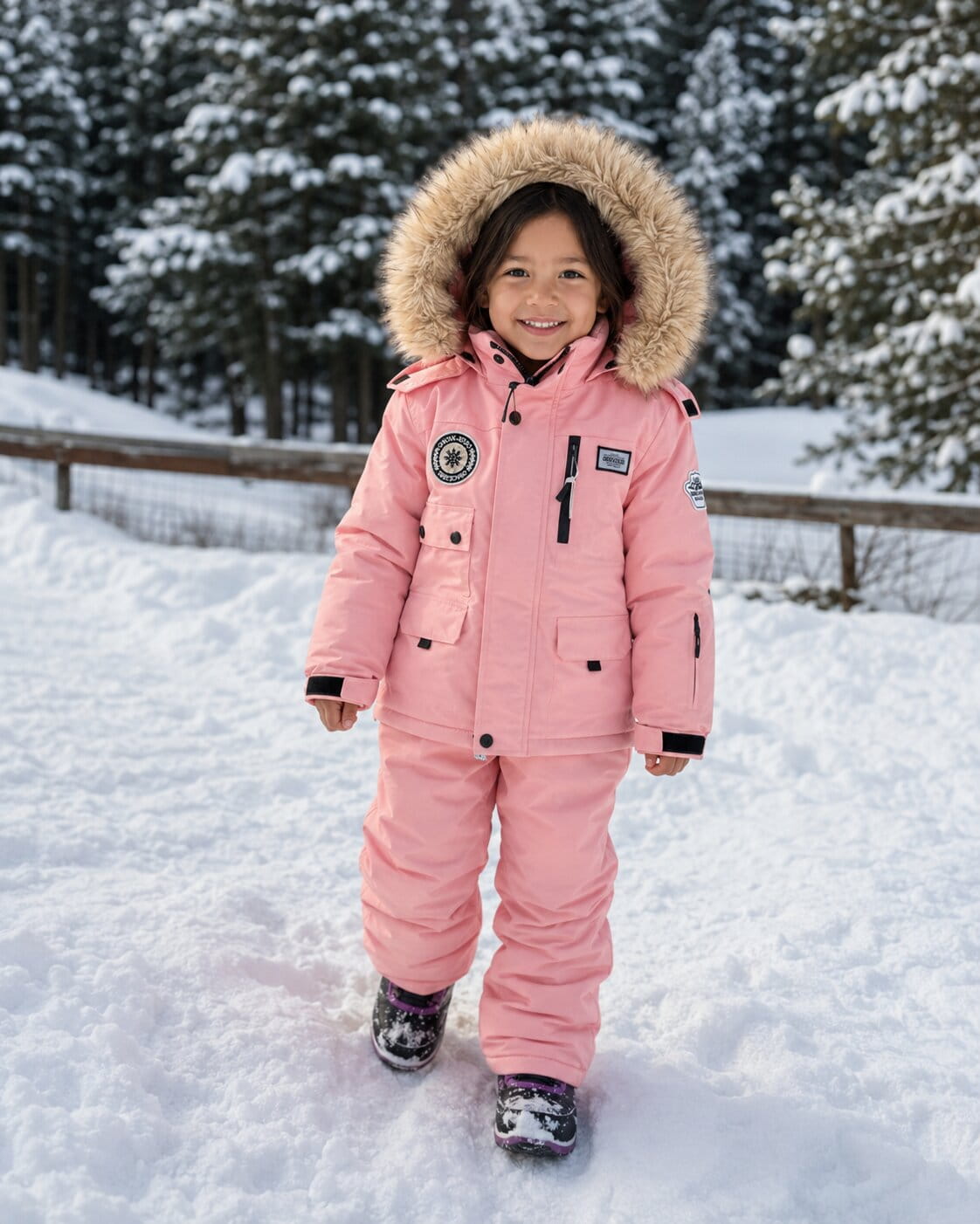 Kids Thick & Warm Ski Suit Set