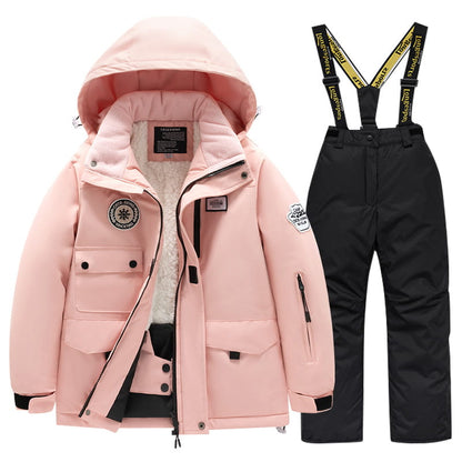 Kids Thick & Warm Ski Suit Set