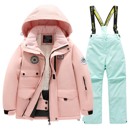 Kids Thick & Warm Ski Suit Set