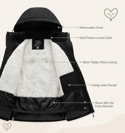 Kids Thick & Warm Ski Suit Set