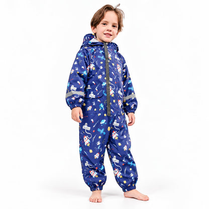 Kids Cartoon Dinosaur Rain Suit