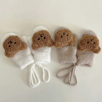 Baby Bear Knit Mittens