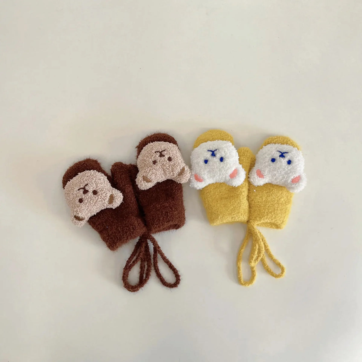 Baby Bear Knit Mittens