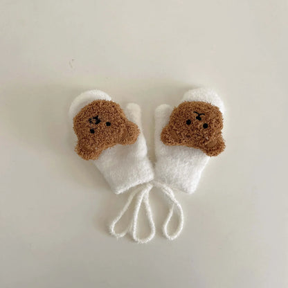 Baby Bear Knit Mittens