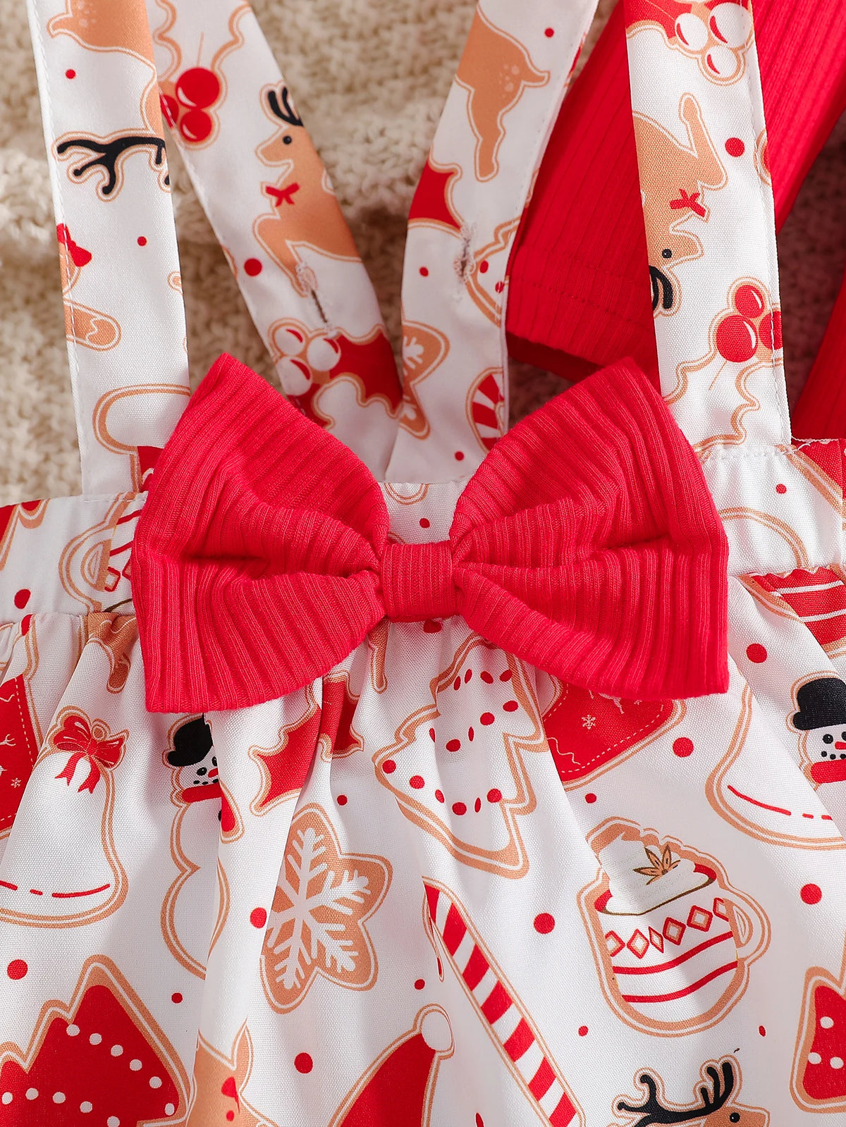 Baby Christmas Jumpsuit Outfit Set