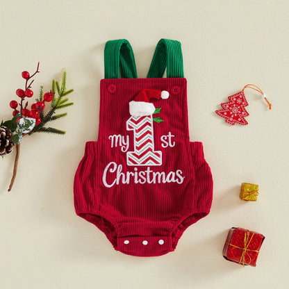 Baby First Christmas Romper
