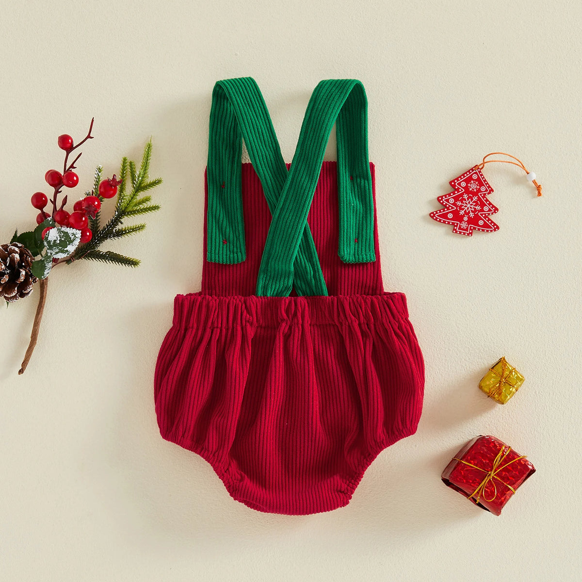 Baby First Christmas Romper