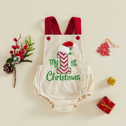 Baby First Christmas Romper