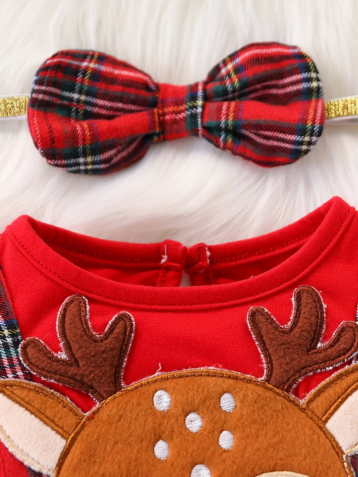 Baby Girl Reindeer Christmas Dress