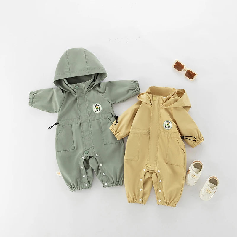 Baby Hooded Outdoor Romper
