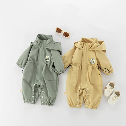 Baby Hooded Outdoor Romper