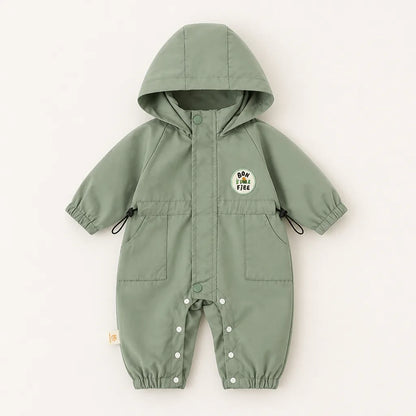 Baby Hooded Outdoor Romper